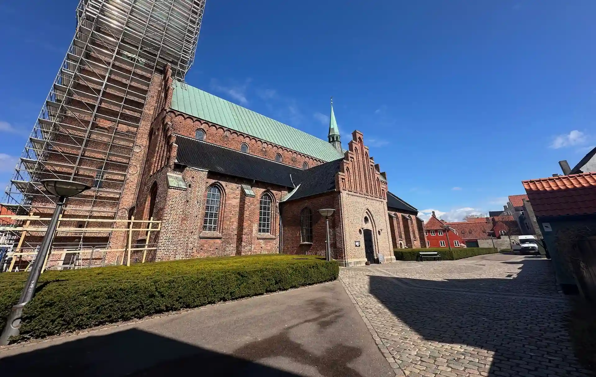 Bedemand i Helsingør ved Helsingør Domkirke