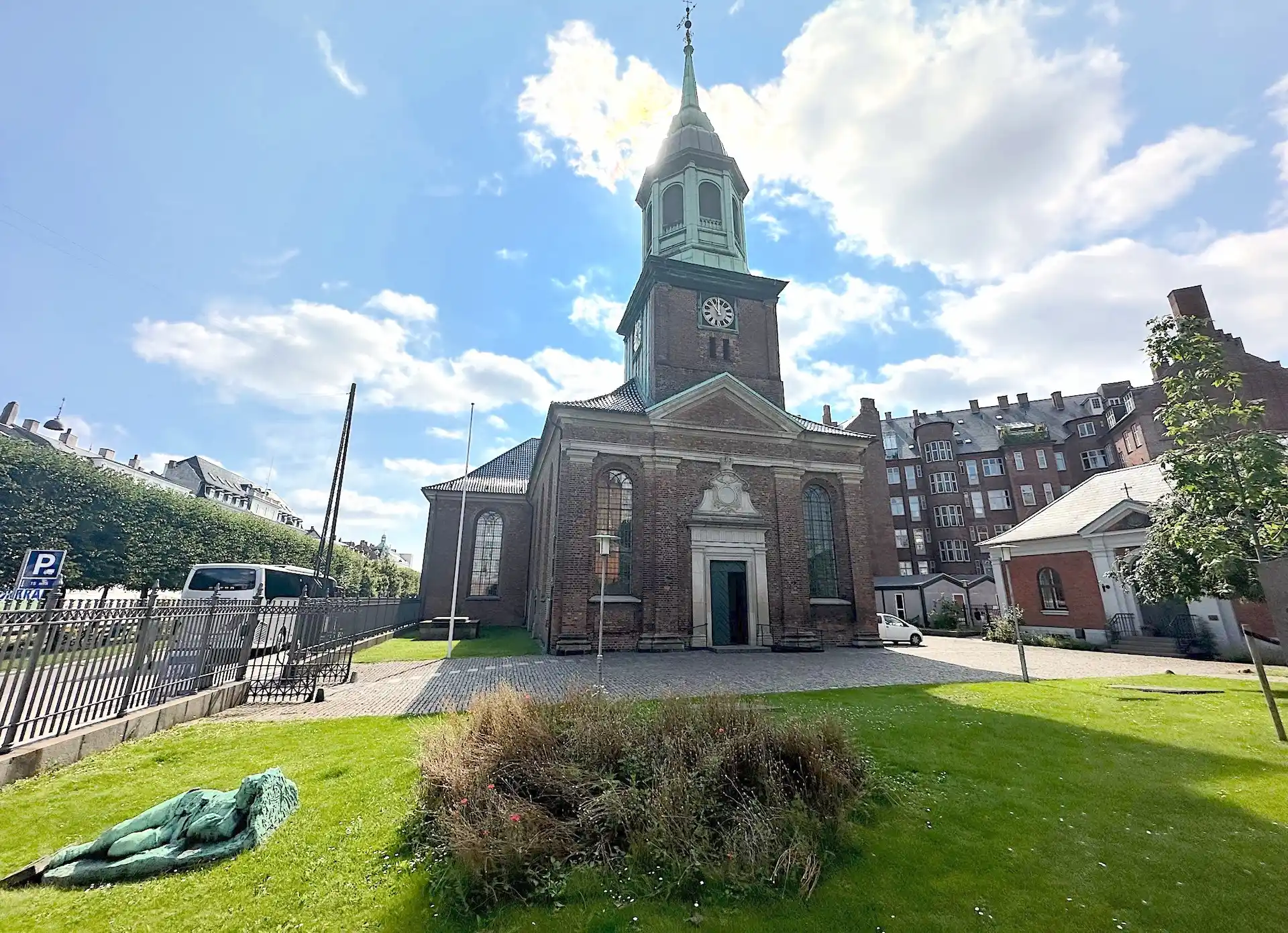 Bedemand i København K ved Garnisonskirken