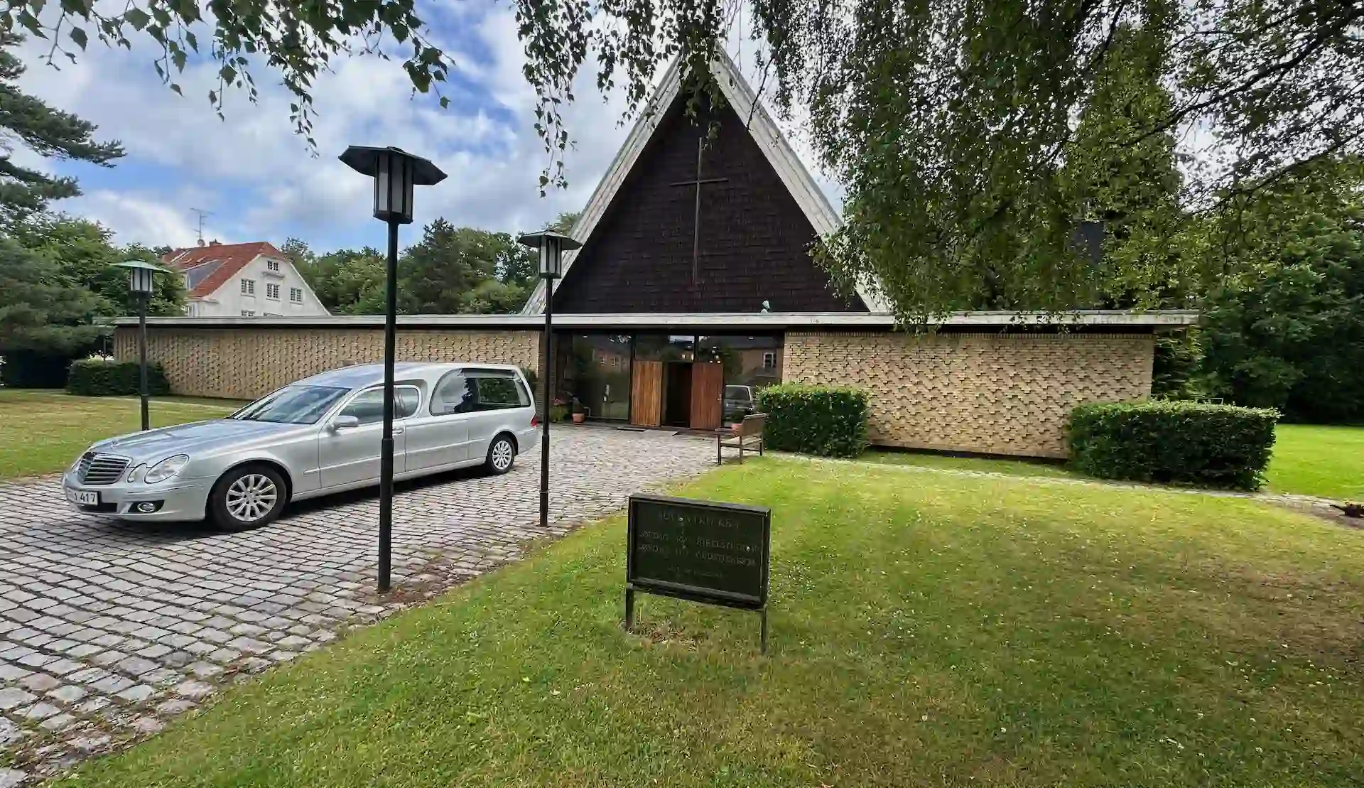 Bedemand i Nærum ved Nærum Adventistkirke