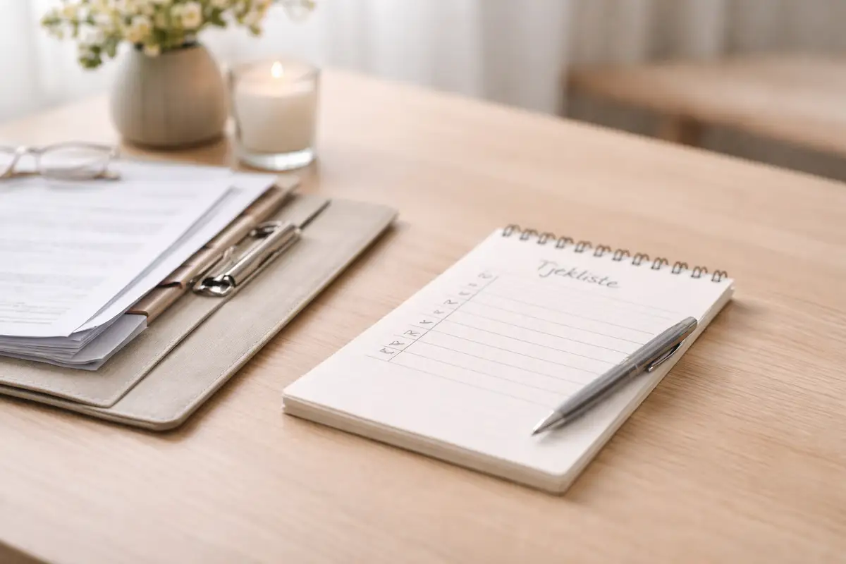 Huskeliste ved dødsfald – dokumenter og overblik